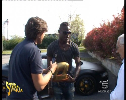 Tapiro d'oro a Mario Balotelli  