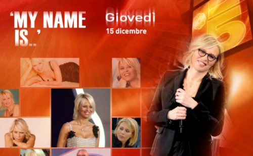 My name is Ã¨ il nuovo programma di Maria De Filippi  